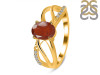 Kyanite (Orange) & White Topaz Ring KYN-RDR-395-O.