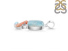 Larimar/Coral/Blue Topaz/Moonstone pendant-2SP LAR-1-1103
