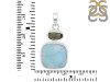 Larimar/Moldavite Pendant-2SP LAR-1-1130
