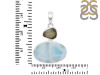 Larimar/Moldavite Pendant-2SP LAR-1-1131
