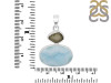 Larimar/Moldavite Pendant-2SP LAR-1-1132