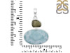 Larimar/Moldavite Pendant-2SP LAR-1-1146