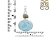 Larimar/Moldavite Pendant-2SP LAR-1-1152