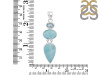 Larimar Pendant-2SP LAR-1-334