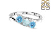 Close Out Larimar & Blue Topaz Ring LAR-CO-RDR-213-BTZ.