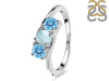 Close Out Larimar & Blue Topaz Ring LAR-CO-RDR-213-BTZ.