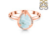 Close Out Larimar & White Topaz Ring LAR-CO-RDR-3236.
