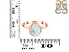 Close Out Larimar & White Topaz Ring LAR-CO-RDR-3236.