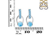 Larimar & Blue Topaz Earring LAR-RDE-104.
