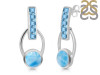 Larimar & Blue Topaz Earring LAR-RDE-104.