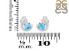 Larimar Stud Earring  LAR-RDE-1273.