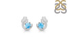 Larimar Stud Earring  LAR-RDE-1273.