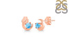 Larimar Stud Earring  LAR-RDE-1273.