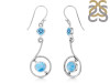 Larimar & Blue Topaz Earring LAR-RDE-155.