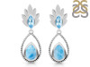Larimar & Blue Topaz Earring LAR-RDE-57.