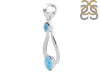 Larimar & Blue Topaz Pendant LAR-RDP-132.