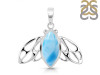 Larimar Butterfly Pendant LAR-RDP-251.
