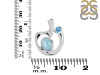 Larimar & Blue Topaz Pendant LAR-RDP-255.
