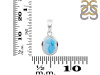 Larimar Pendant LAR-RDP-683.