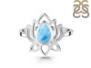 Larimar Lotus Ring LAR-RDR-1369.