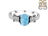 Larimar & White Topaz Ring LAR-RDR-1442.