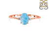 Larimar & White Topaz Ring LAR-RDR-1938-A.