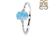 Larimar & White Topaz Ring LAR-RDR-1938-A.