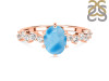 Larimar & White Topaz Ring LAR-RDR-2241.