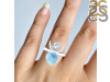 Larimar & Moonstone Ring LAR-RDR-2545.