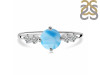 Larimar & White Topaz Ring LAR-RDR-3166.