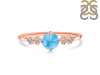 Larimar & White Topaz Ring LAR-RDR-3167.