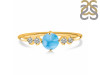 Larimar & White Topaz Ring LAR-RDR-3167.