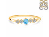 Larimar & White Topaz Ring LAR-RDR-3190.