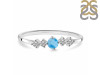 Larimar & White Topaz Ring LAR-RDR-3190.