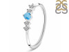 Larimar & White Topaz Ring LAR-RDR-3190.