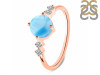 Larimar & White Topaz Ring LAR-RDR-3191.
