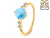 Larimar & White Topaz Ring LAR-RDR-3191.