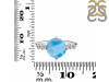 Larimar & White Topaz Ring LAR-RDR-3193.