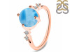 Larimar & White Topaz Ring LAR-RDR-3193.