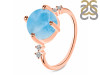 Larimar & White Topaz Ring LAR-RDR-3194.