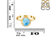 Larimar & White Topaz Ring LAR-RDR-3236.