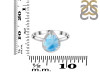 Larimar & White Topaz Ring LAR-RDR-3236.