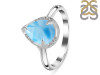 Larimar & White Topaz Ring LAR-RDR-3236.