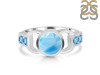 Larimar & Blue Topaz Ring LAR-RDR-43.