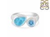 Larimar & Blue Topaz Ring LAR-RDR-47.