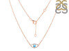 Larimar & White Topaz Necklace LAR-RN-1.