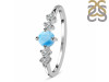 Larimar & White Topaz Ring LAR-RR-278.
