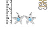 Larimar Star Fish Stud Earring LAR-RUE-1.