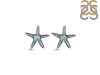 Larimar Star Fish Stud Earring LAR-RUE-2.