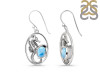 Larimar Sea Horse Earring LAR-RUE-5.